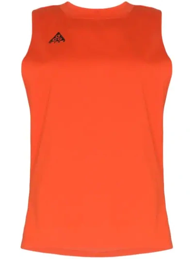 Nike Nrg Acg Layered Tank Top In Red