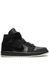 JORDAN 1 MID GLITTER BLACK