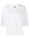 BASSIKE BASSIKE DROPPED SHOULDER T-SHIRT - WHITE