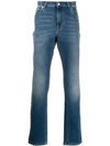 VERSACE VERSACE COLLECTION CLASSIC STRAIGHT-LEG JEANS - 蓝色