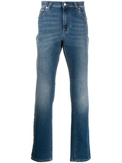 Versace Collection Classic Straight-leg Jeans - 蓝色 In V8021 Dark Blue