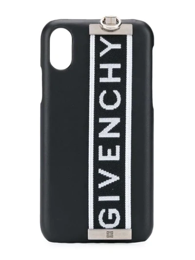 Givenchy Logo Tag Iphone X Case - 黑色 In Black