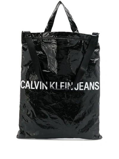 Calvin Klein Jeans Est.1978 Calvin Klein Jeans Logo Market Tote - 黑色 In Black