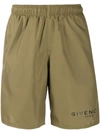 GIVENCHY logo print swim shorts