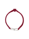 ANNELISE MICHELSON ANNELISE MICHELSON SMALL WIRE CORD BRACELET - 红色