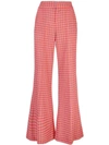 ALICE AND OLIVIA PRINTED PALAZZO TROUSERS