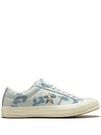 Converse One Star Ox Low Top Trainers In Blue