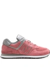 New Balance 574 Concepts Rose Low Top Sneakers In Pink