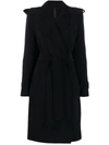 NORMA KAMALI BELTED TRENCH COAT