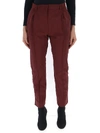 VALENTINO VALENTINO CROPPED PLEATED TROUSERS