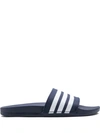 Adidas Originals Adidas Men's Essentials Adilette Comfort Slide Sandals In Blue