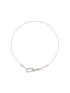 ANNELISE MICHELSON ANNELISE MICHELSON EXTRA SMALL WIRE CORD BRACELET - 粉色