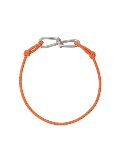 Annelise Michelson Small Wire Cord Bracelet In Orange