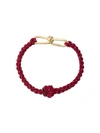 ANNELISE MICHELSON ANNELISE MICHELSON SMALL WIRE CORD BRACELET - 红色