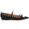 SERGIO ROSSI SERGIO ROSSI STUDDED BALLERINA FLATS