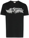 ALEXANDER MCQUEEN FERN LOGO PRINTED T-SHIRT