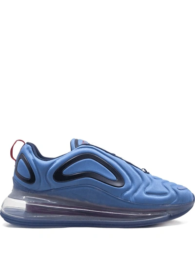 Nike Air Max 720 Trainers In Blue/ Red/ Silver/ Summit