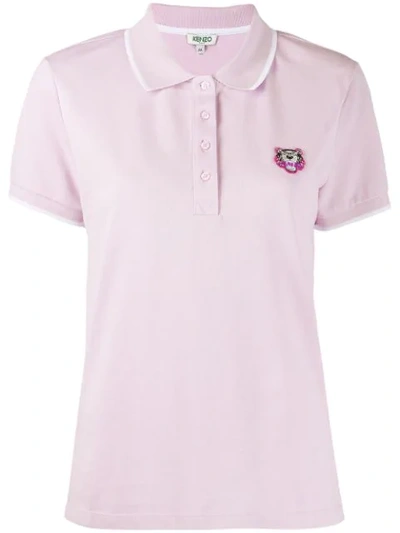 Kenzo Tiger Polo Top - 粉色 In Pink
