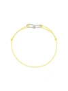 ANNELISE MICHELSON ANNELISE MICHELSON EXTRA SMALL WIRE CORD BRACELET - 黄色