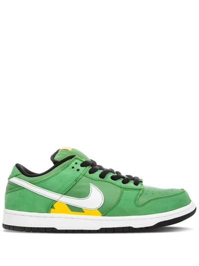 Nike Dunk Low Pro Sb Sneakers In Green