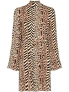 NANUSHKA NANUSHKA ANIMAL PRINT DRESS - NEUTRALS