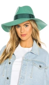 Brixton 'piper' Floppy Wool Hat - Green In Sea Green