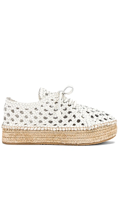 Zimmermann Woven Espadrille Platform Leather Shoes In Natural