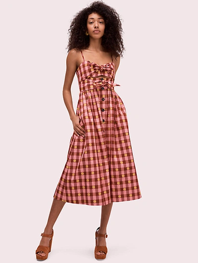 kate spade red gingham dress Kate Spade Mini Gingham Vineyard Dress, Lava Falls