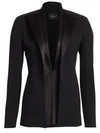 Akris Delaney Double-lapel Jacket In Black