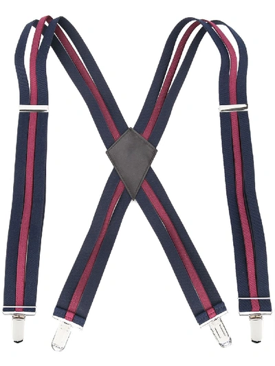 Facetasm Strappy Suspenders - Blue