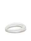 Georg Jensen Sterling Silver Offspring Wavy Band In Silver