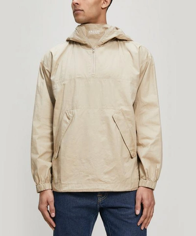 Wood Wood Laszlo Half-zip Jacket In Light Khaki | ModeSens