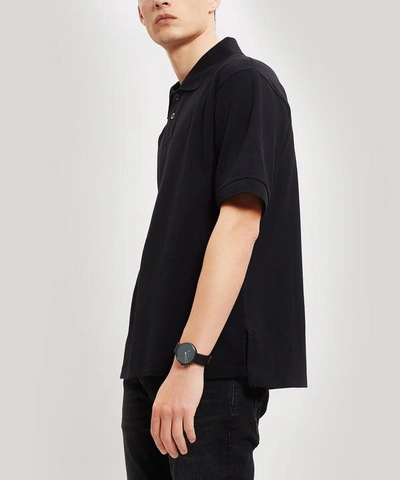 Fred Perry Margaret Howell Piquotton Polo-shirt In Black | ModeSens