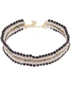 STEPHANIE SCHNEIDER Silver Beaded Silk Chain Bracelet,000602714