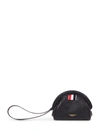 THOM BROWNE BLACK COIN PURSE,10968168