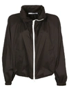 Givenchy Zip-front Hooded Wind-resistant Jacket In Black