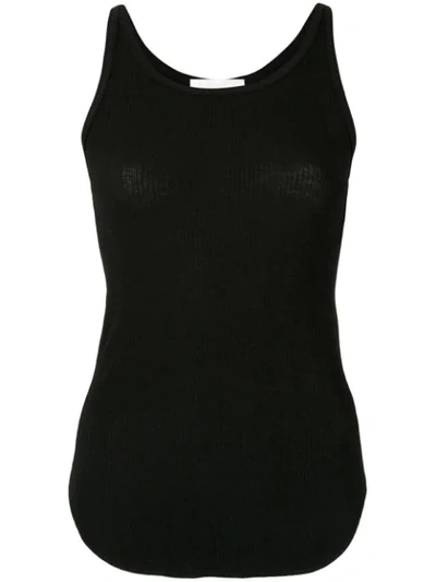 Moussy Vintage Basic Comfort Tank Top In Black