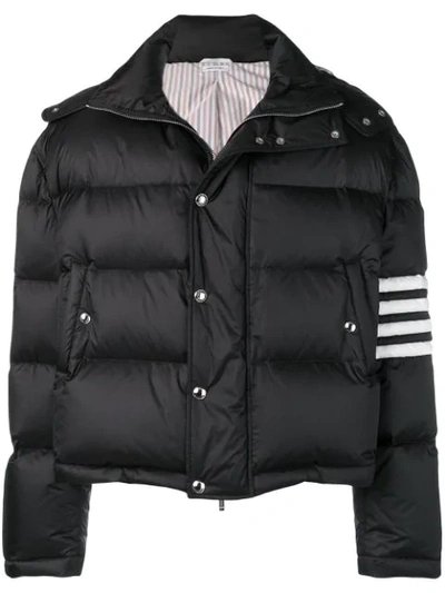Thom Browne Downfilled Oversized Bomber 夹克 In Black