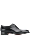 SANTONI SANTONI CLASSIC DERBY SHOES - 黑色