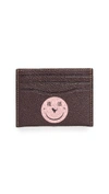 COACH 1941 X YETI OUT SMILEY FACE CARD CASE