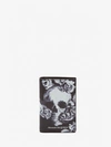 ALEXANDER MCQUEEN SKULL ROSE POCKET ORGANIZER