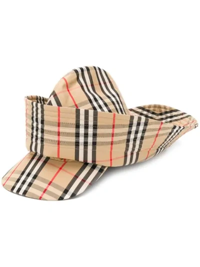 Burberry Vintage Check Rain Hat - 大地色 In Neutrals