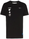 OFF-WHITE OFF-WHITE PAINTING PRINT T-SHIRT - BLACK