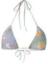 Clube Bossa Chapin Bikini Top In Green