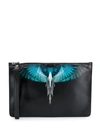 MARCELO BURLON COUNTY OF MILAN MARCELO BURLON COUNTY OF MILAN WINGS CLUTCH - 黑色