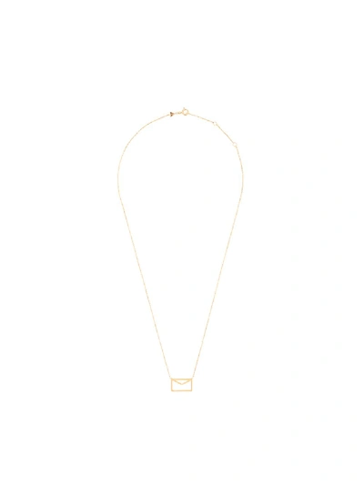 Aliita Letter Pendant Necklace - J1000 Yellow Gold