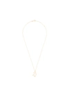 ALIITA ALIITA 9KT YELLOW GOLD DIAMOND DOG PENDANT NECKLACE - J1000 YELLOW GOLD