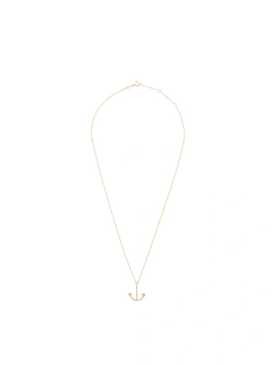 Aliita 9kt Yellow Gold Anchor Necklace - J1000 Yellow Gold