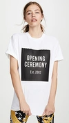 Opening Ceremony Box Logo Tee In White