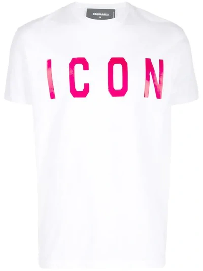 Dsquared2 Icon Printed T-shirt In White